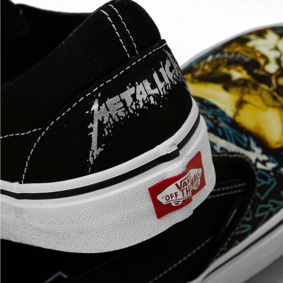 Metallica Sad But True Vans Slip Ons - Picture 5 of 5
